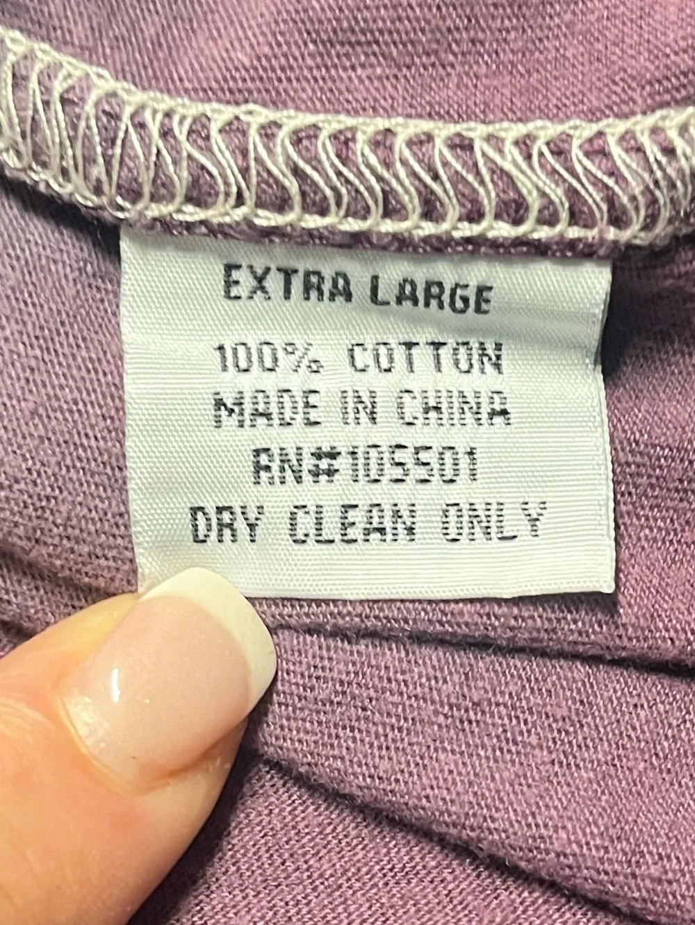 Double D Ranch Women XL Blue Gray Purple Ombre V-Neck Beaded Graphic T-Shirt, XL